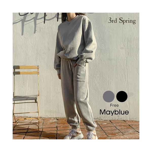 韓国 ファッション トレーナー レディース セットアップ 裏起毛 ブランド激安セール会場 スウェット