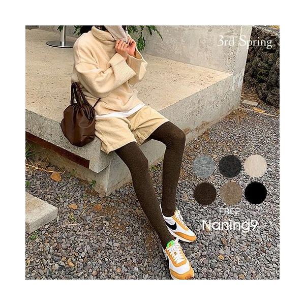 セール開催中最短即日発送 韓国 ファッション 靴下 レディース クルーソックス ニットタイツ 秋冬