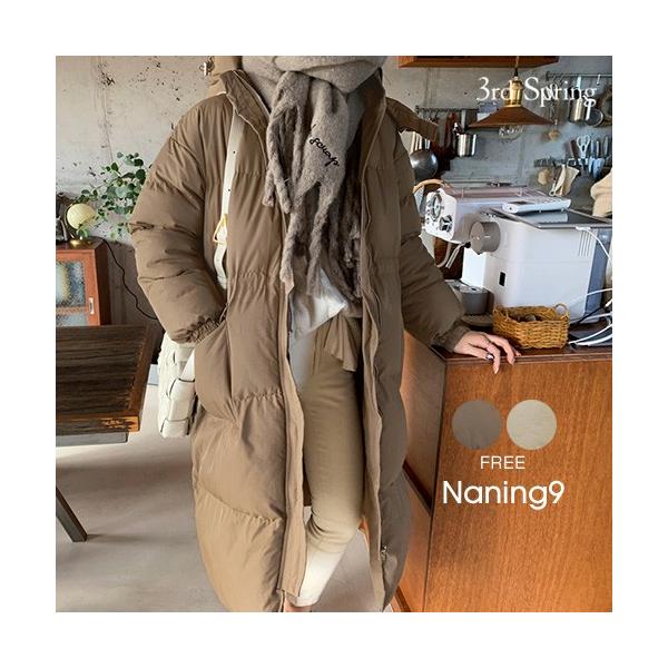 韓国 ファッション ダウンジャケット レディース ウェルロン 安い ロング