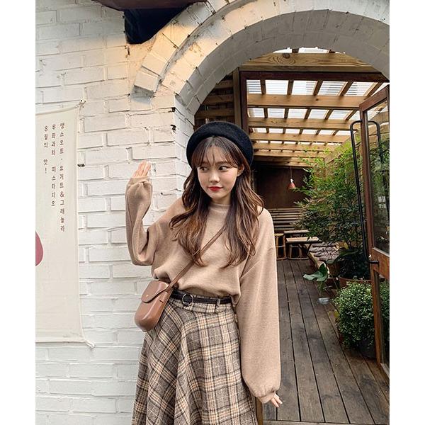 韓国 ファッション トレーナー ハイクオリティ いつも一緒にコーデュロイmtmスウェット 秋冬 レディース