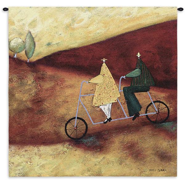 【並行輸入品】FineアートタペストリーRollingホームTogether壁タペストリー 53 x 53 グリーン 3414 WH Rolli
