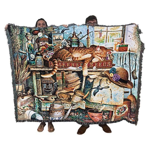 【並行輸入品】Pure Country Weavers Remington The Horticulturist Blanket by Char