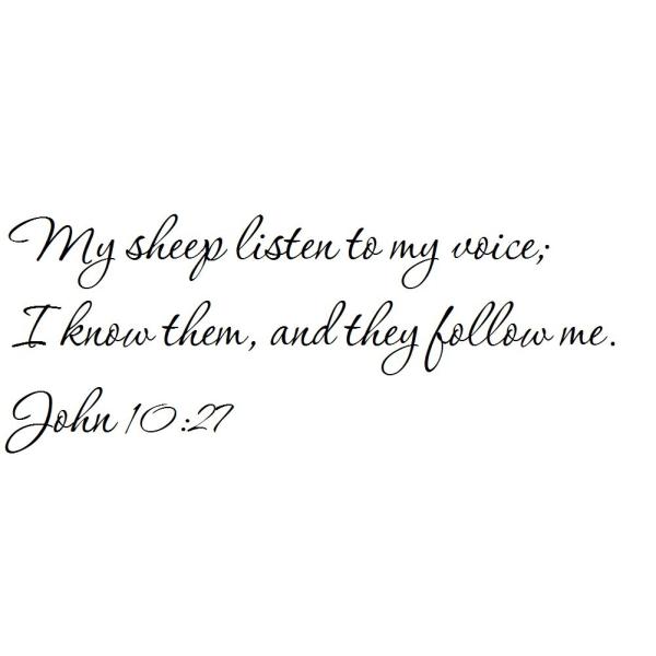 【並行輸入品】 Tapestry Of Truth John 10:27 TOT3593 Wall and Home Scriptu