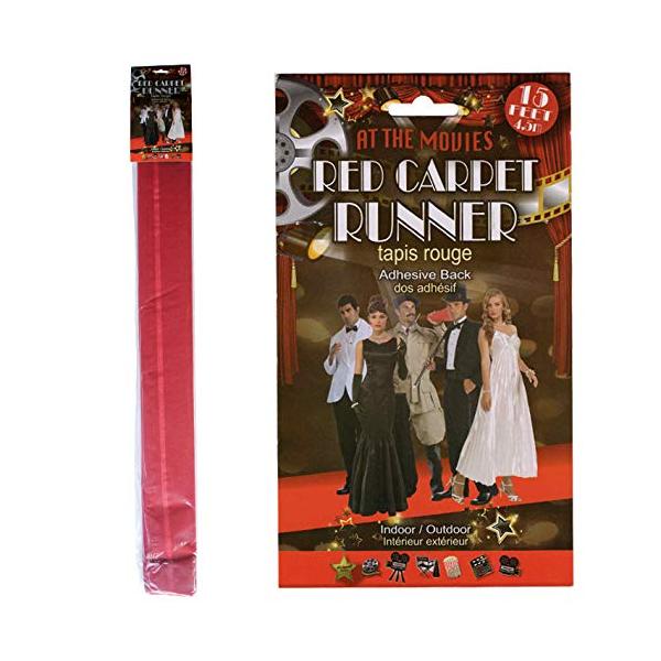 【並行輸入品】Forum Novelties レッドカーペットランナー【AT THE MOVIES RED CARPET RUNNER】赤絨毯