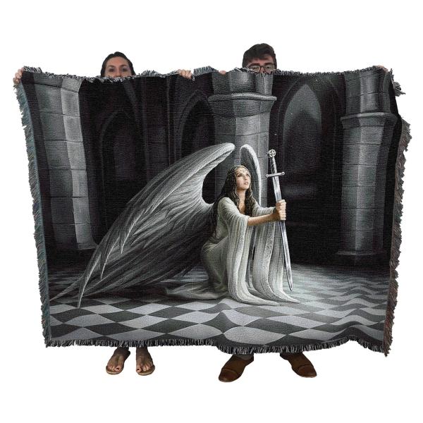 【並行輸入品】Pure Country Weavers The Blessing Angel ブランケット Anne Stokes ゴシックコレ