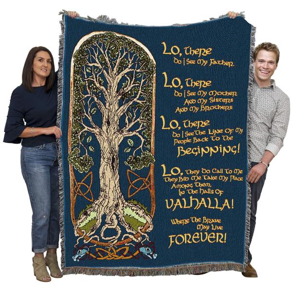 【並行輸入品】 Pure Country Weavers The Viking Prayer Blanket Tree of Life