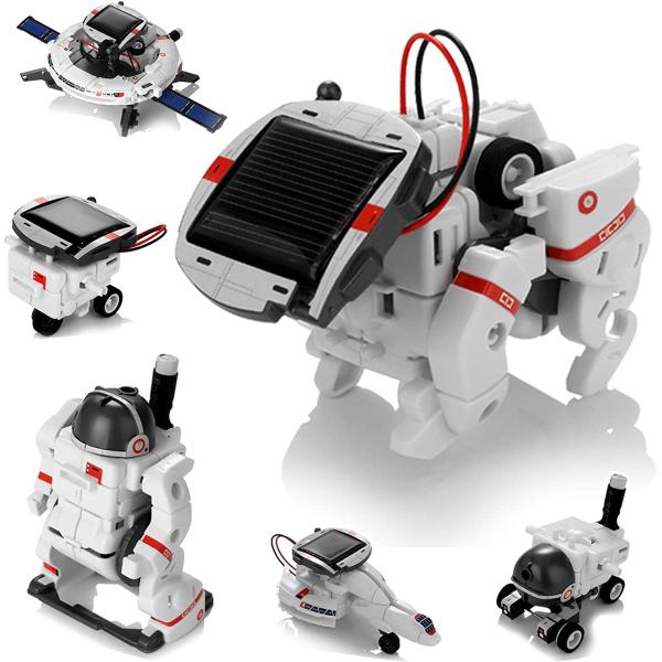 商品名: ソーラーロボットおもちゃ 6イン1 STEM学習キット 教育 宇宙 月 探検 艦隊 建物 実験 おもちゃ DIY 太陽光発電 科学 ギフト 対象年齢8~12歳 Solar Robot Toys 6 in 1 STEM Learni...
