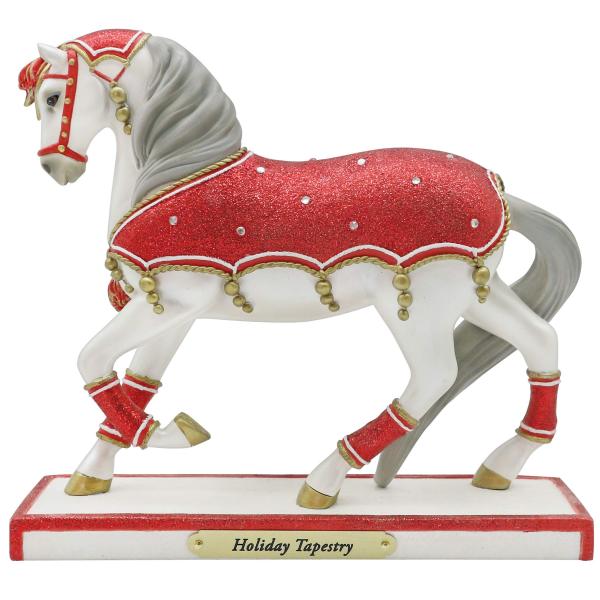 【並行輸入品】 Enesco Trail of Painted Ponies Holiday Tapestry Figurine, 7.75 I