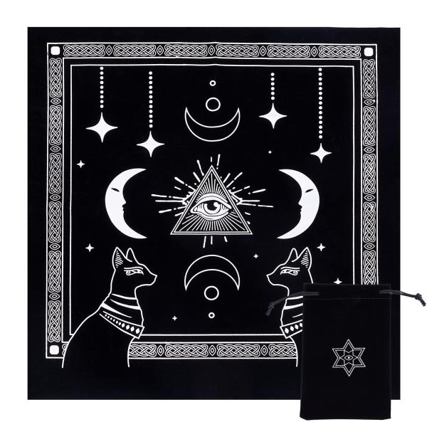 【並行輸入品】 CREATCABIN Altar Cloth Eye of God Celestial Constellation Tarot