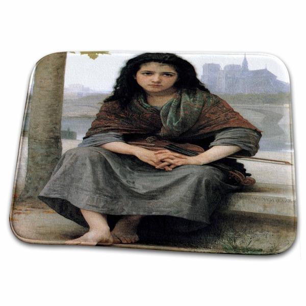 【並行輸入品】 Dish Drying Mat The Bohemian, 1890 by Adolphe William Bouguere
