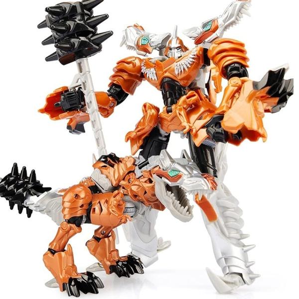 商品名: LQIPPOE 7.5インチ トランスフォーマー おもちゃ 恐竜 グリムロック デフォルメ ティラノサウルス レックス モデル、恐竜 ロボット アクションフィギュア KOバージョン LQIPPOE 7.5in Deformatio...