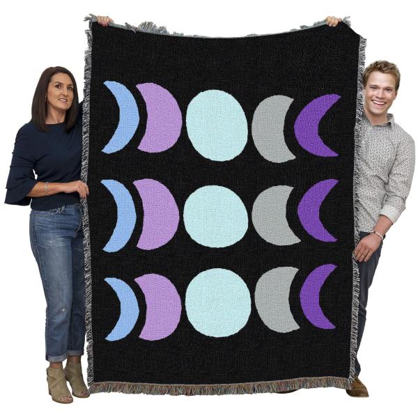 【並行輸入品】 Pure Country Weavers Moon Phase Blanket Gift Tapestry Throw Wo