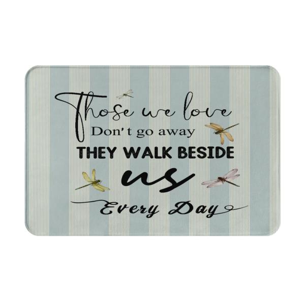 【並行輸入品】 Those We Love Don't Go Away Area Rugs with Non Slip, Floor Carpe