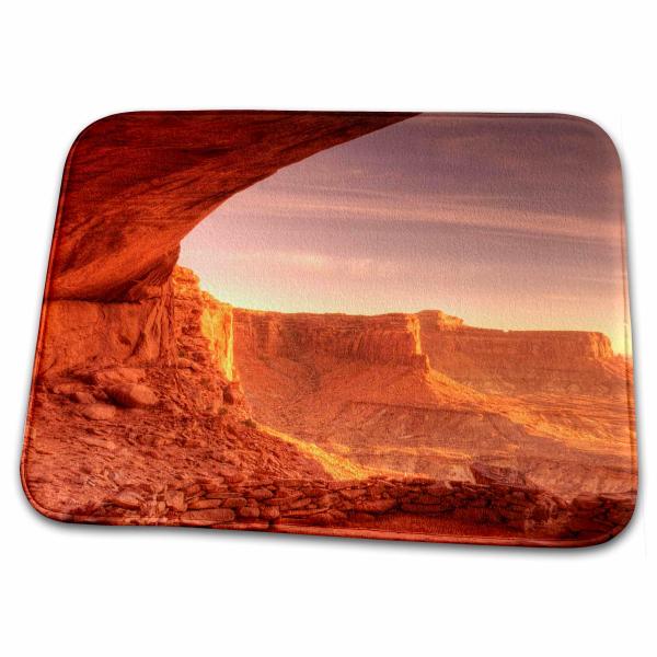 【並行輸入品】 3dRose Bathroom Bath Rug Mat Evening Light on False Kiva, Isla