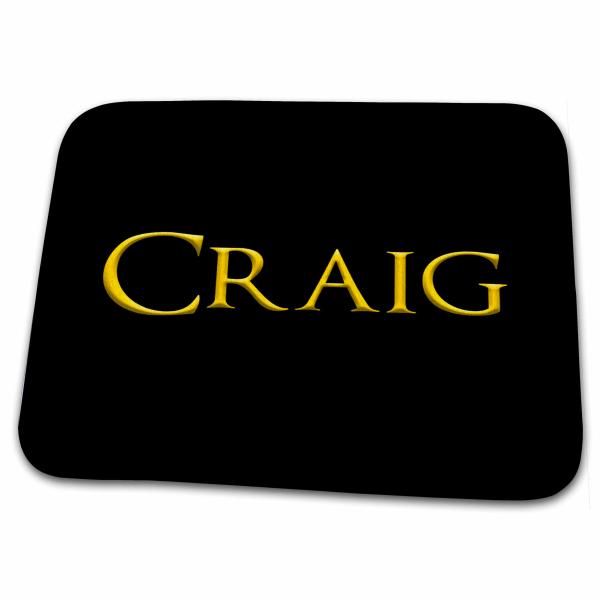 【並行輸入品】 3dRose Bathroom Bath Rug Mat Craig Famous Man Name in The USA.