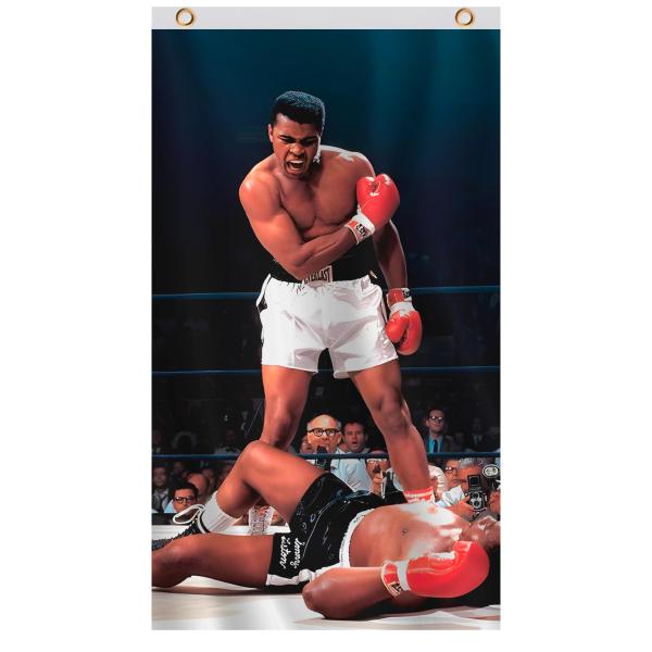 【並行輸入品】3フィートx5フィート Muhammad Ali モチベーショントレーニングバナー 真鍮グロメット4個付き ボクシング ホーム