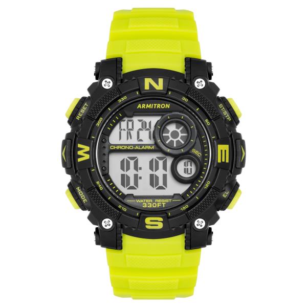 【並行輸入品】[Armitron Sport] スポーツウォッチ Armitron 40 8284BLG メンズ ライム Armitron Sp