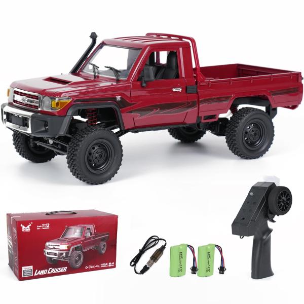 商品名: YAZHIYI MN82 RC ロッククローラー レッド (ギフト付き) MN-82 RC Rock Crawler Car 1/12 Scale Toyota Pickup Truck , 2.4GHz 4WD Off-Road...