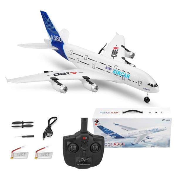 商品名:  RC Airplane A120-Aircar A380 Model Plane 3CH 2.4Ghz Remote Control Airplane for Beginners and Adults EPP Fixed Win...