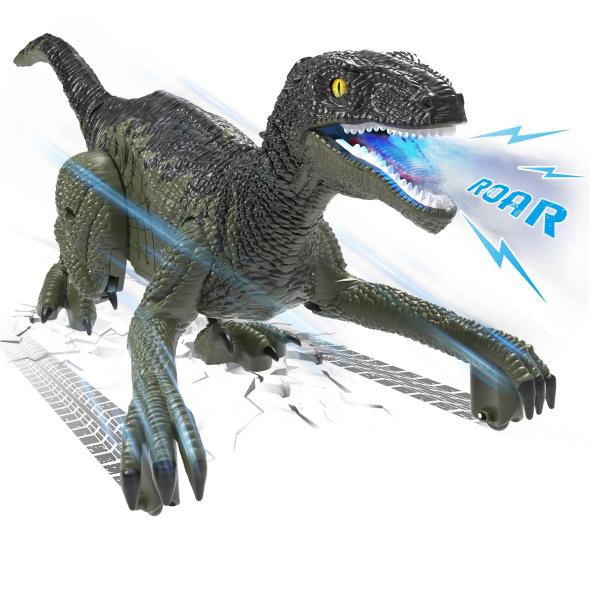 商品名: Eulogia ラジコン恐竜カー 子供用 ウォーキング恐竜おもちゃ 2イン1リモコン付き ジェスチャー感知&amp;リモコン付き恐竜車 ライト スプレー 轟音付き ロボット 恐竜 ペットおもちゃ 男の子 女の子 ギフト Eulog...