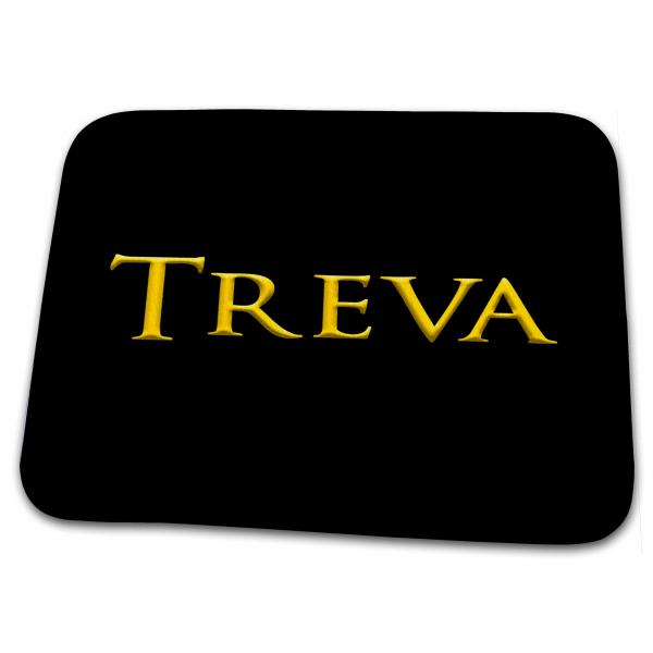 【並行輸入品】 3dRose Bathroom Bath Rug Mat Treva Popular Woman Name in The A