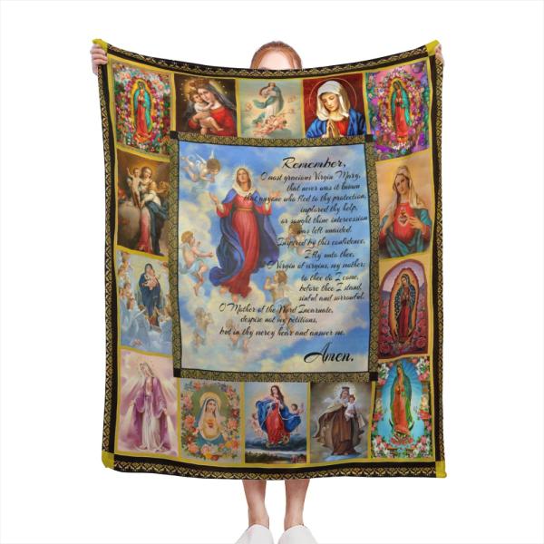 【並行輸入品】Virgen de Guadalupe ブランケット マンタ・デ・ラ・ビルヘン・デ・グアダルーペ レディース 祈り ブランケット
