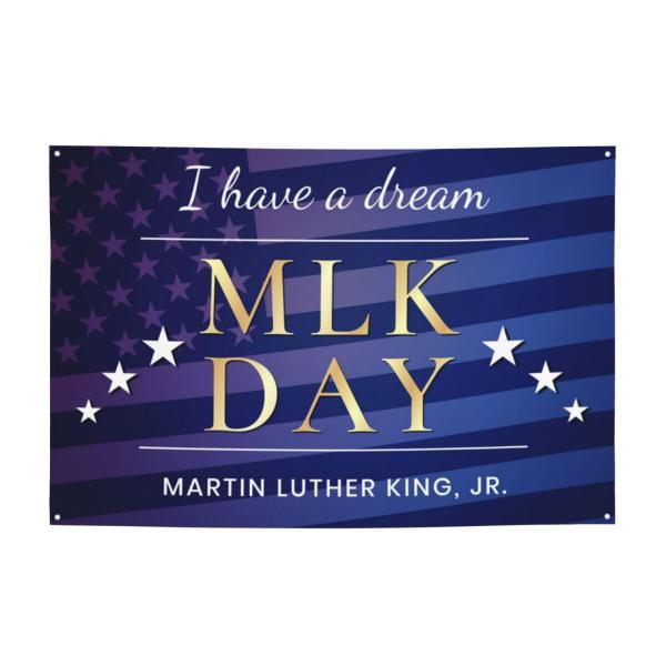 【並行輸入品】Martin Luther King Day 2025 バナー 47x71インチ デコレーション ポーチ 庭 看板 タペストリー