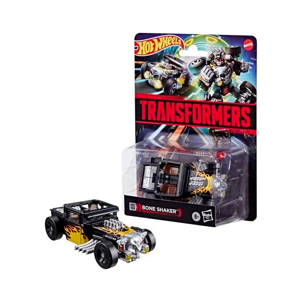 商品名:  Transformers Collaborative Hot Wheels x Bone Shaker, Deluxe Class 5-Inch Robot Action Figure Converts to Car, Car ...