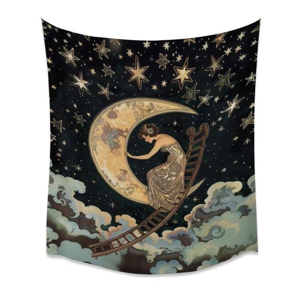 【並行輸入品】 Heltrappe Celestial Goddess Tapestry Gothic Romance Tapestries W