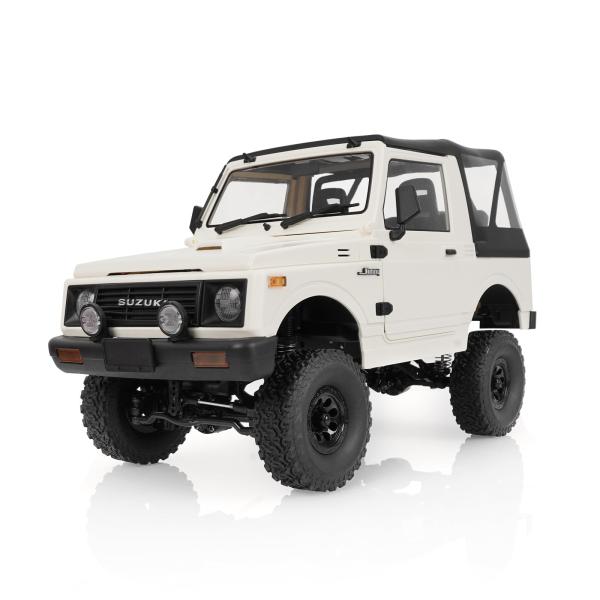 商品名: 1/10 RCクローラー、WPL C74-1 ジムニー JA11 RCロッククローラー 4x4 2.4Ghz リモートコントロール オフロードトラック、4WD RCピックアップトラックRTF LEDライト付き ホビーグレードのおも...
