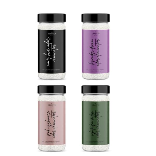 【並行輸入品】 The Diamond Life "Hotel" Collection Carpet Powder Bundle 4 Pack: