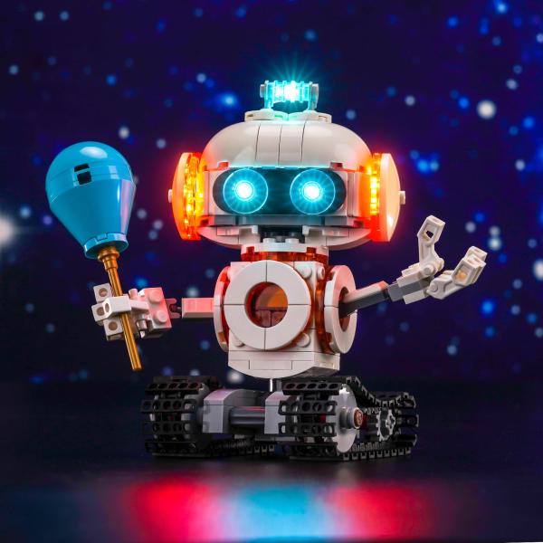 商品名: BrickBling LEDライトのみ、レゴクリエイター3イン1スペースロボット31164と互換性があります。モデルは付属していません。 BrickBling LED Light Only, Compatible with Leg...