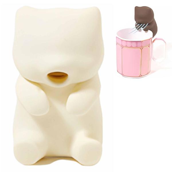 商品名: 自動猫冷却ロボット - 人間のような吹くことをシミュレート。2つの吹くパターン、3分のクイッククール、USB充電&amp;耐水性、コーヒー愛好家や両親のためにデザインされ、お茶、スープ、ユニークなギフトに。 Automatic C...