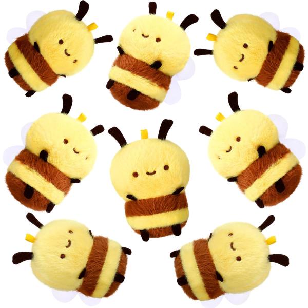 パチぬい 並行輸入品】スラッテ 8個 3.94インチ ハチのぬいぐるみ ソフト 小さな