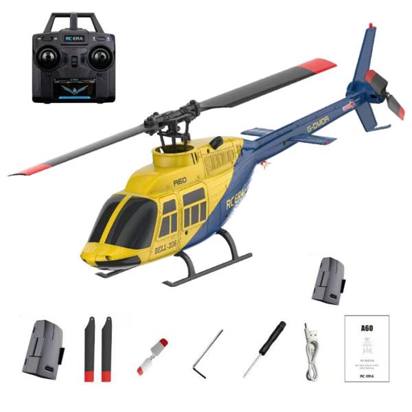 商品名:  RC ERA Bell A60 Remote Control Helicopter for Adults, 1/42 Scale 6-Axis Gyro Aileronless RC Helicopter with Altitu...