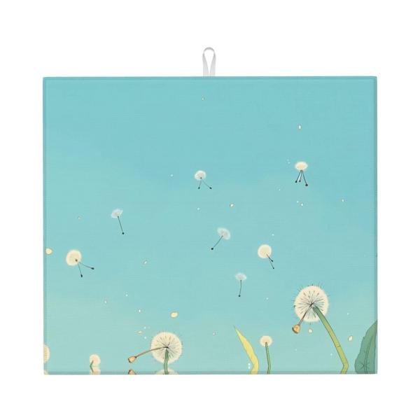 【並行輸入品】 Phayah Dandelions In The Sky Drying Mats For Kitchen Counter 16〓