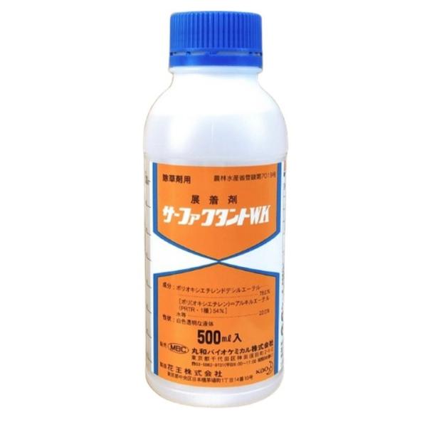 商品のパッケージは予告なく変更する場合がございます。■登録番号第7019号■有効成分ポリオキシエテレンドデシルエーテル・・・78.0%■特徴●除草剤専用のスプレー・アジュバンド（機能性展着剤）です。本来雑草の根部からの吸収を目的とした土壌処...