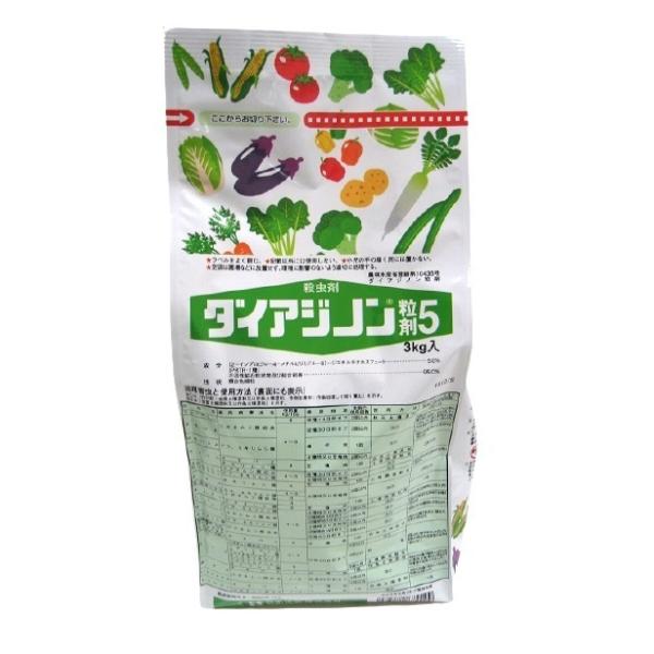 ■有効成分ダイアジノン・・・ 5.0%■登録番号第10438号■特徴●ダイアジノン粒剤は畑作物で重要な土壌害虫を中心に各種作物の害虫に対して幅広く利用できます。●ダイアジノン粒剤は適用作物の種類も多く、使いやすい薬剤。 畑の害虫防除の常備薬...