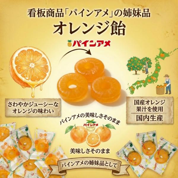 他サイト： オレンジアメ 500g 約100粒 飴 キャンディー まとめ買い 大容量 業務用 配り用 パイン株式会社 パインアメの姉妹品の商品画像