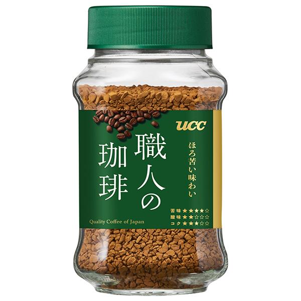職人の珈琲 UCC ほろ苦い味わい 66g瓶×12本入×(2ケース)｜ 送料無料