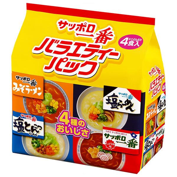 サッポロ一番 サンヨー食品 ミニどんぶり バラエティーパック 4食入×6