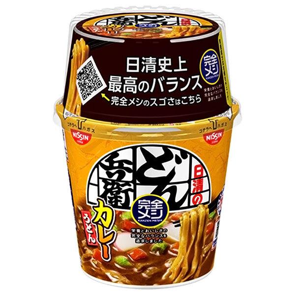日清食品 完全メシ 日清のどん兵衛 カレーうどん 112g×6個入｜ 送料無料