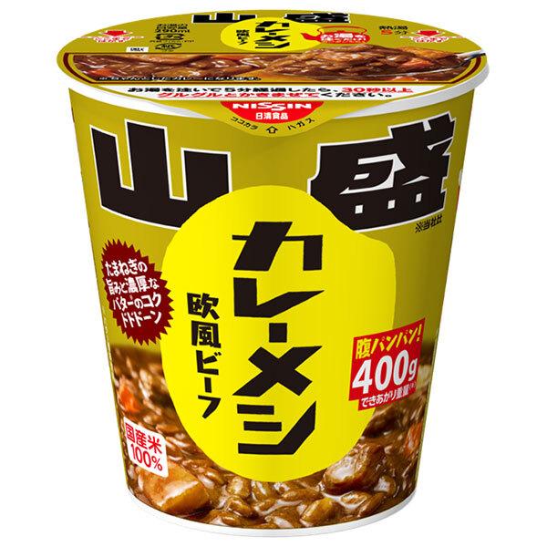 日清食品 日清カレーメシ 欧風ビーフ 山盛 130g×6個入×(2ケース)｜ 送料無料