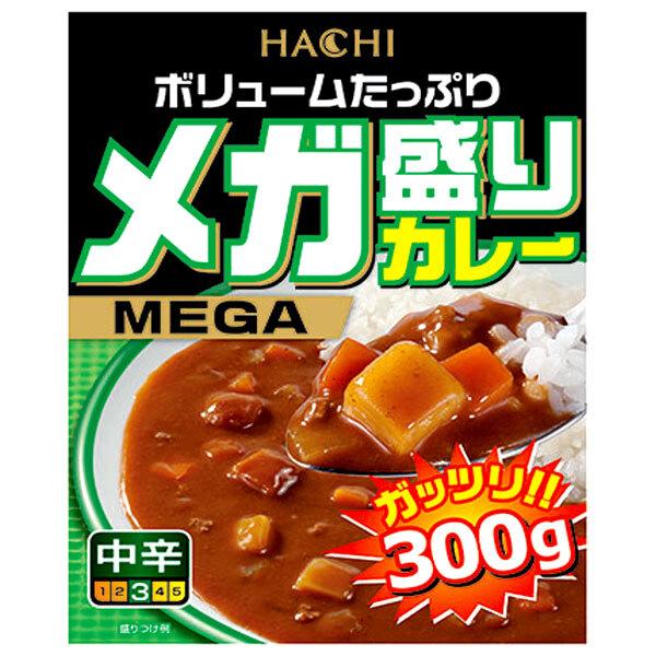 ハチ食品 メガ盛りカレー 中辛 300g×22個入｜ 送料無料