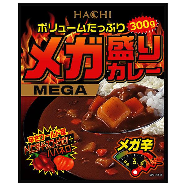 ハチ食品 メガ盛りカレー メガ辛 300g×22個入｜ 送料無料