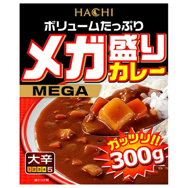 ハチ食品 メガ盛りカレー 大辛 300g×22個入｜ 送料無料