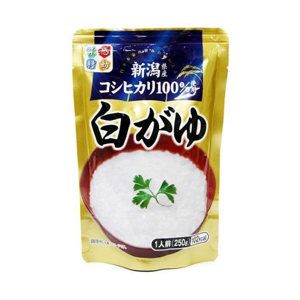 ヒカリ食品 こしひかり100％ 白がゆ 250gパウチ×24個入｜ 送料無料