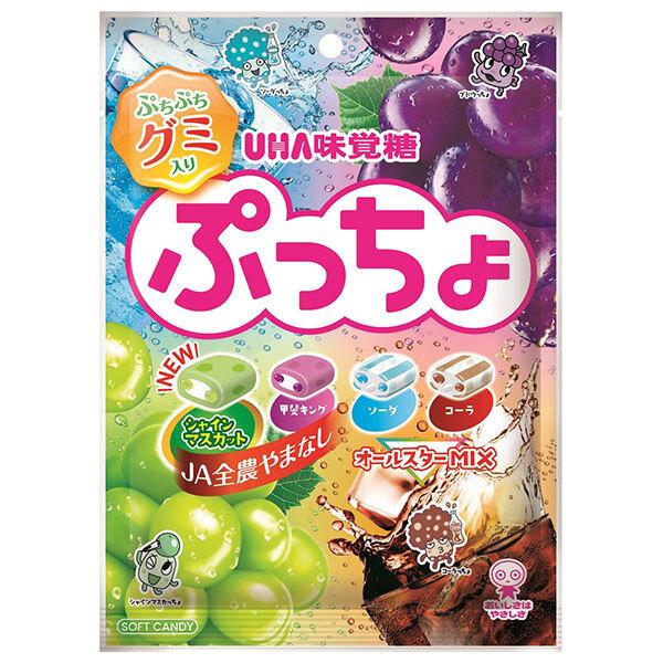 UHA味覚糖 ぷっちょ袋 4種アソート 88g×6個入×(2ケース)｜ 送料無料