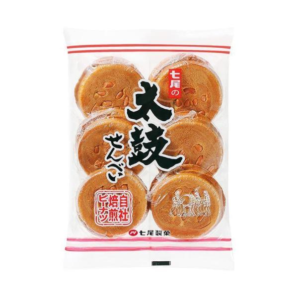 七尾製菓 太鼓せんべい 12枚×10袋入｜ 送料無料 : のぞみ