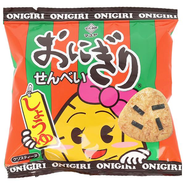 5日まで!!ポンジュース、俺のbakery、おにぎりせんべい、いちごミルクの素 マスヤ おにぎりせんべい 23g×20袋入｜ 送料無料 : のぞみマーケット